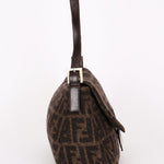 Fendi Wool Zucca Mamma Baguette Bag