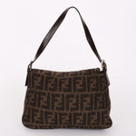 Fendi Wool Zucca Mamma Baguette Bag