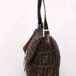 Fendi Wool Zucca Mamma Baguette Bag