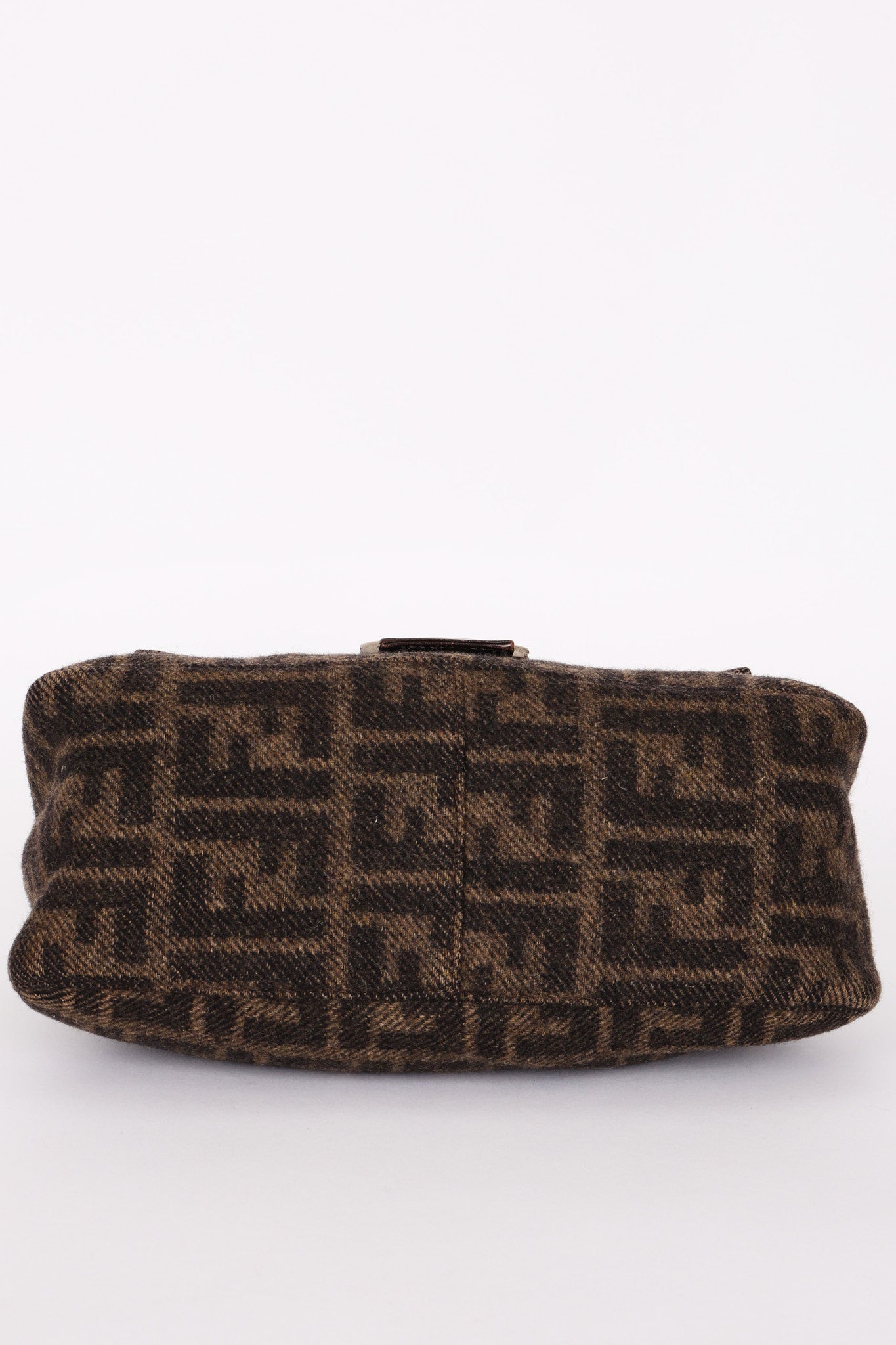 Fendi Wool Zucca Mamma Baguette Bag