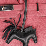 Hermès Black Rodeo Charm Bag PM