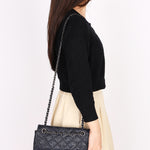 Chanel Paris-Dallas Studded Small Single Flap Navy Calfskin 2014 RHW