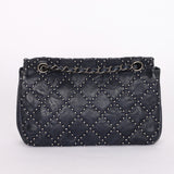 Chanel Paris-Dallas Studded Small Single Flap Navy Calfskin 2014 RHW