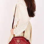 Gucci Small Interlocking G Re(Belle) Shoulder Bag Red