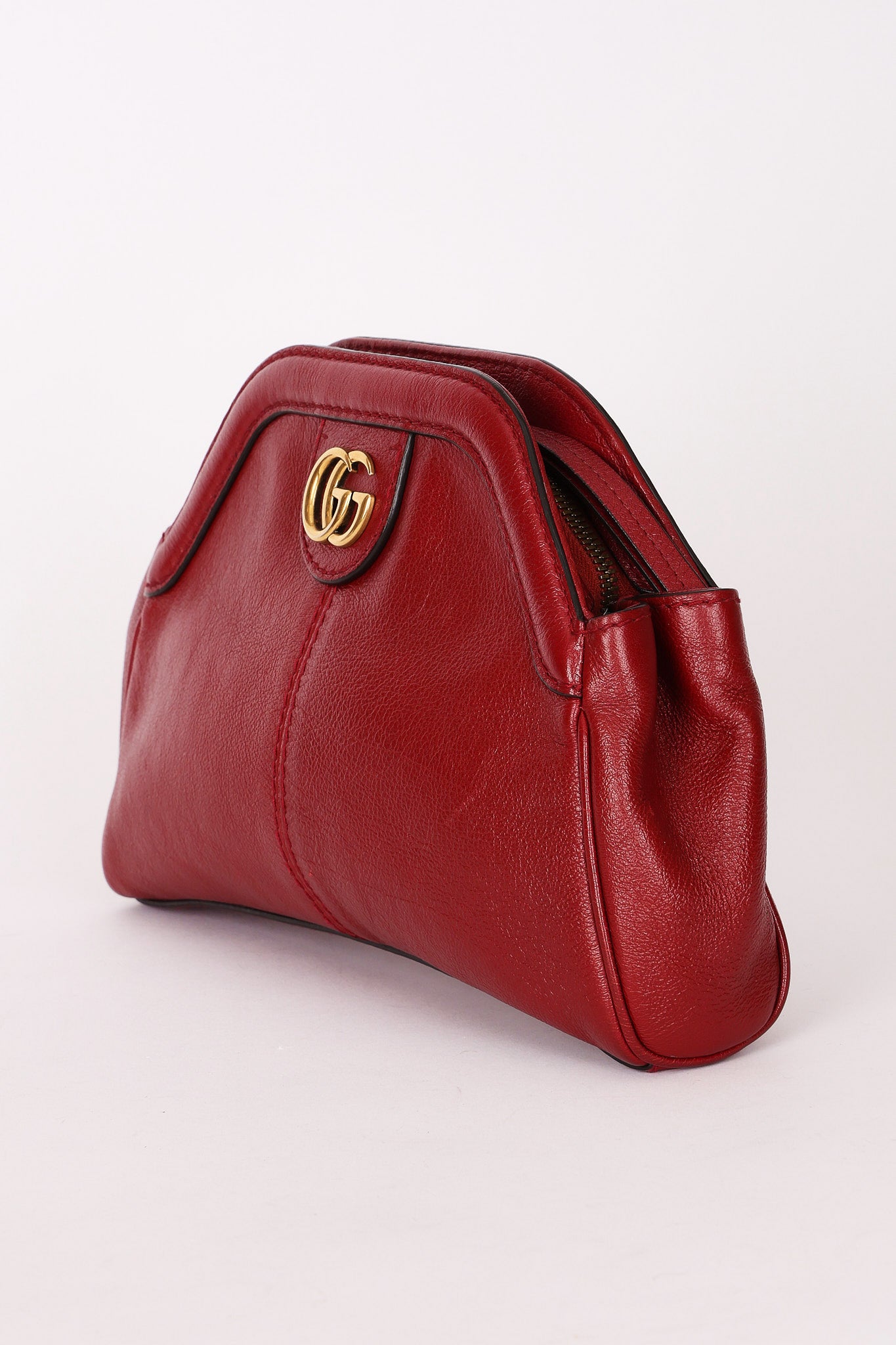 Gucci Small Interlocking G Re(Belle) Shoulder Bag Red