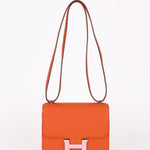 Hermès Constance Mini 18 Terre Battue Epsom PHW