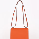Hermès Constance Mini 18 Terre Battue Epsom PHW