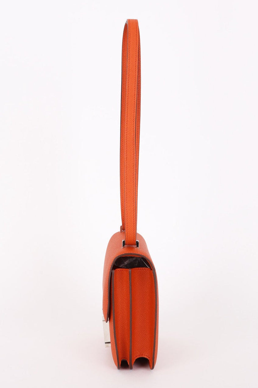 Hermès Constance Mini 18 Terre Battue Epsom PHW