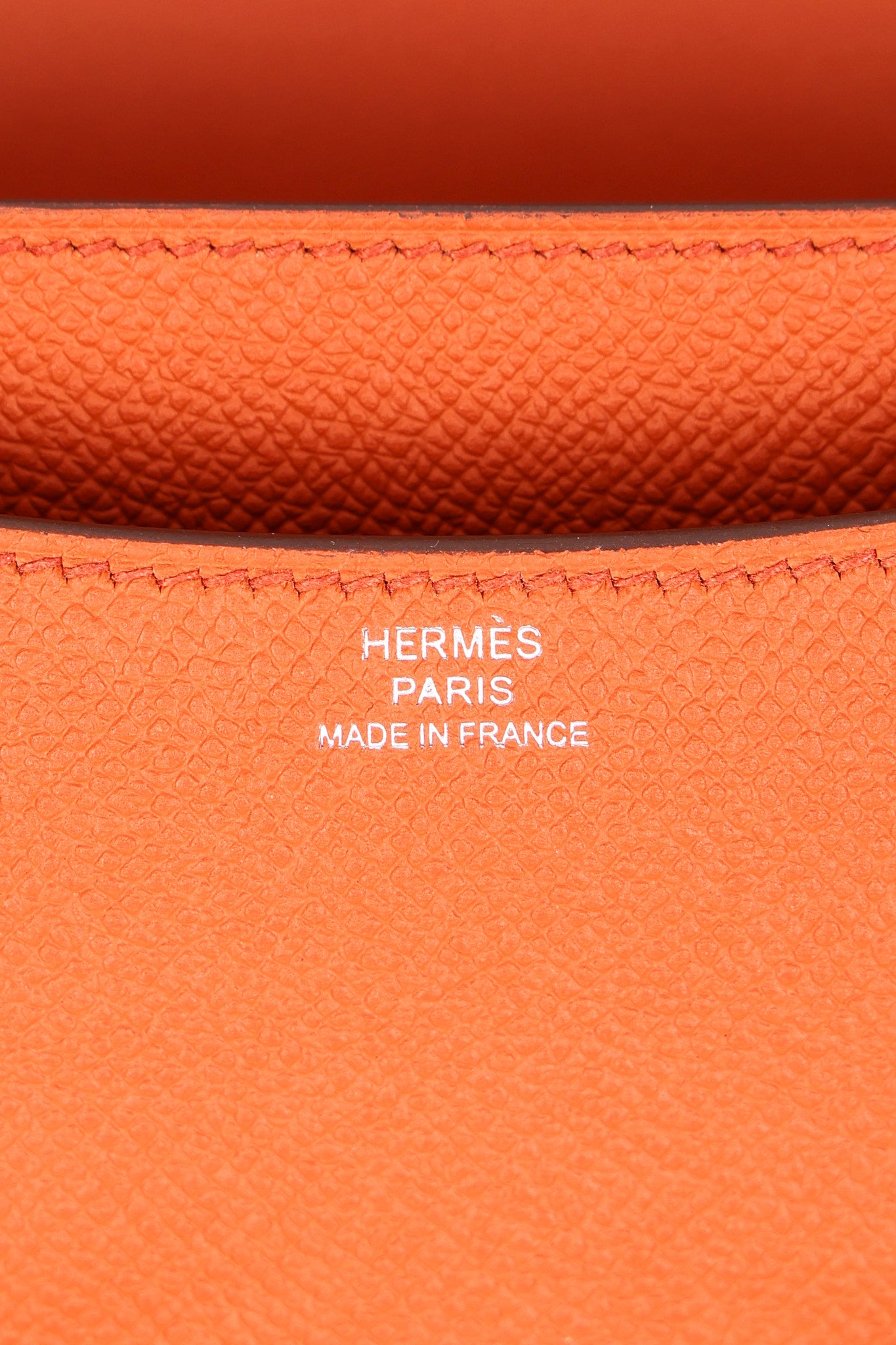 Hermès Constance Mini 18 Terre Battue Epsom PHW