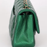 Chanel Mini Rectangle Flap Green Caviar GHW