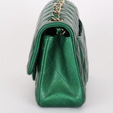 Chanel Mini Rectangle Flap Green Caviar GHW