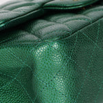 Chanel Mini Rectangle Flap Green Caviar GHW