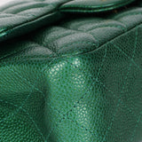 Chanel Mini Rectangle Flap Green Caviar GHW