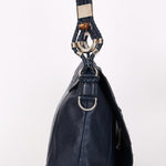 Gucci Techno Horsebit Convertible Hobo Navy