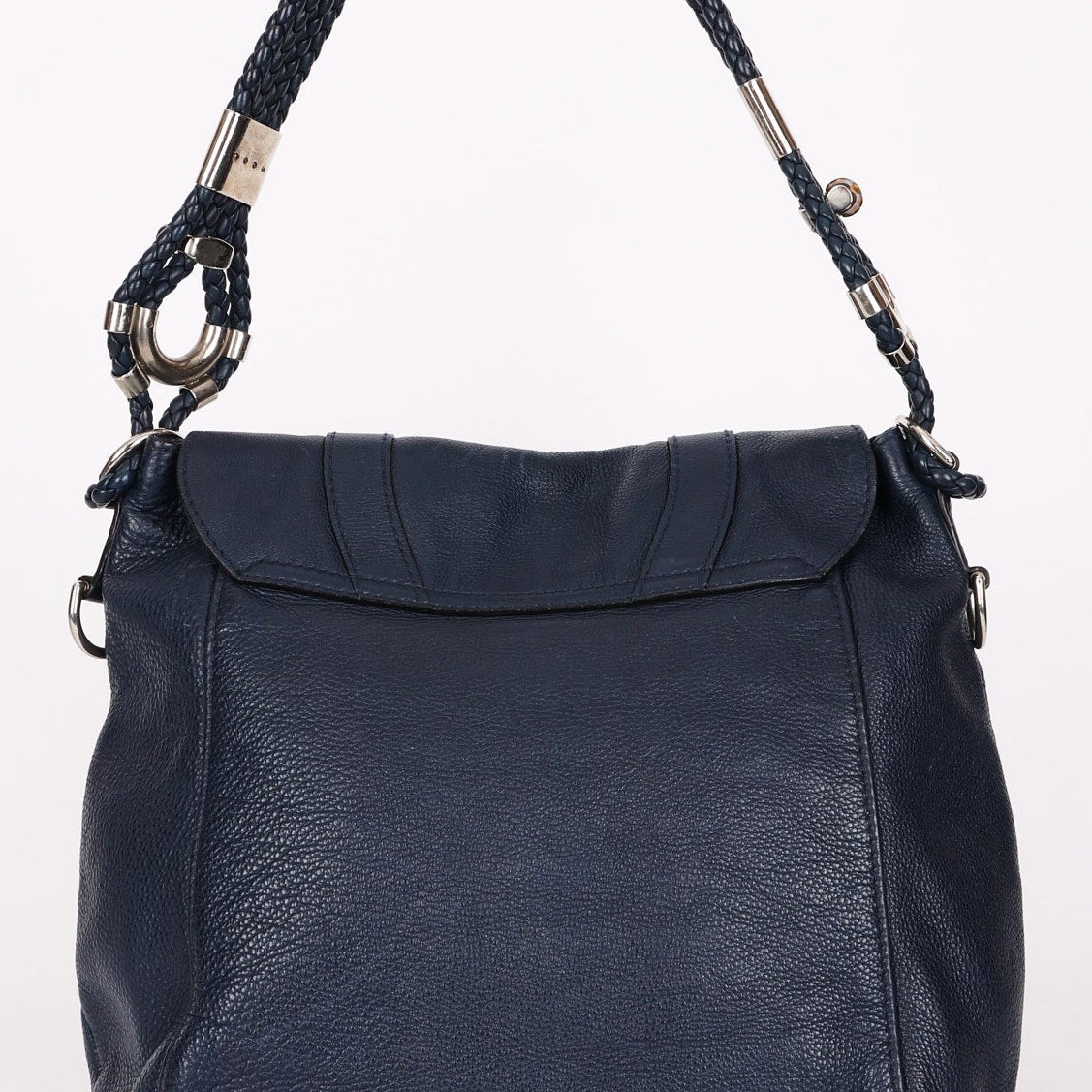Gucci Techno Horsebit Convertible Hobo Navy
