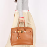 Hermès Birkin 35 Gold Courchevel GHW (Marie)