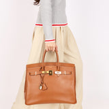 Hermès Birkin 35 Gold Courchevel GHW (Marie)