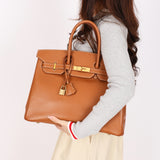 Hermès Birkin 35 Gold Courchevel GHW (Marie)
