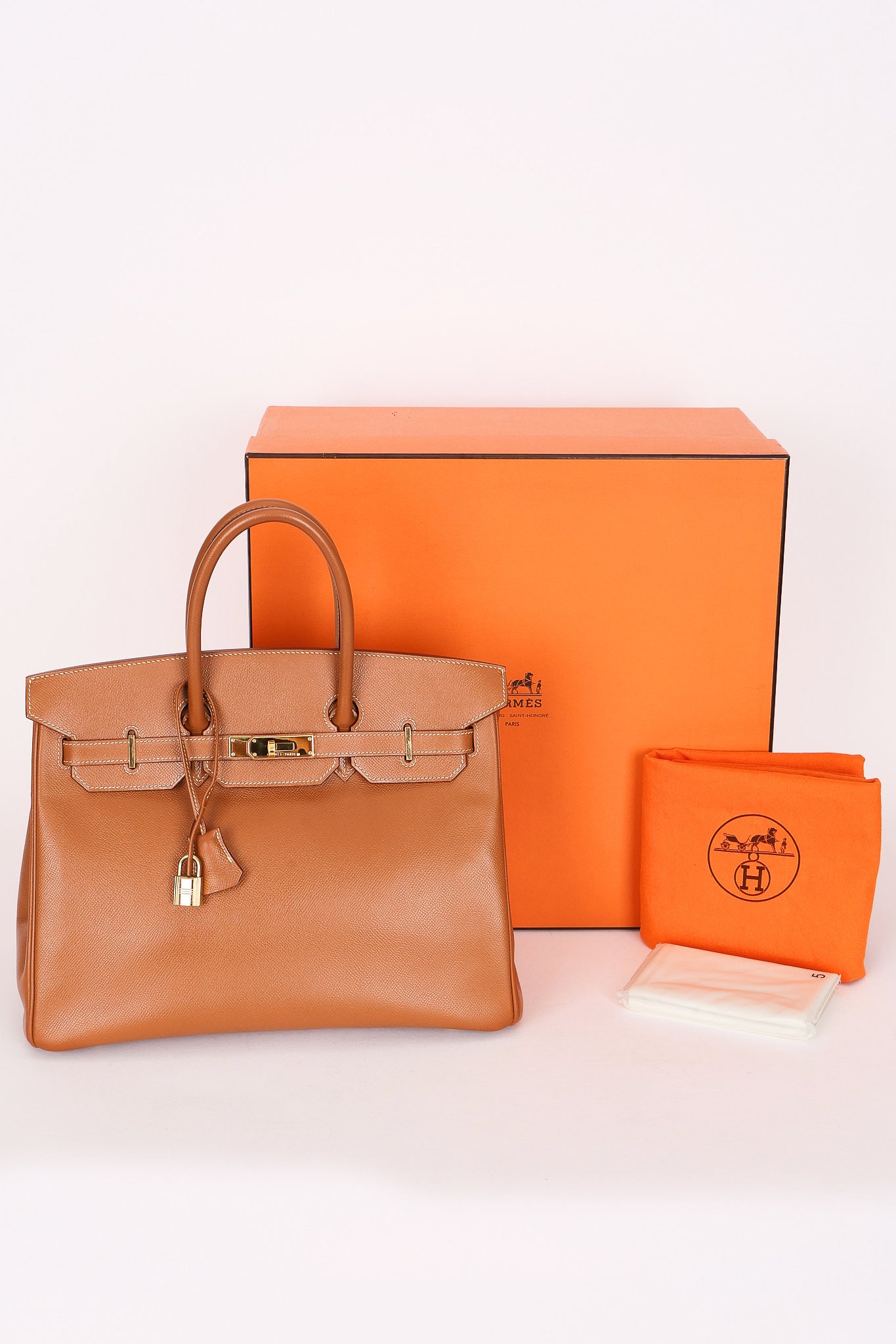 Hermès Birkin 35 Gold Courchevel GHW (Marie)