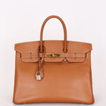 Hermès Birkin 35 Gold Courchevel GHW (Marie)