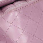 Chanel Mini Square Flap Purple Lambskin SHW