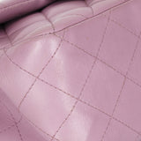 Chanel Mini Square Flap Purple Lambskin SHW