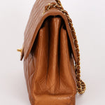 Chanel Jumbo Double Sided Classic Flap Brown Lambskin 24K GP