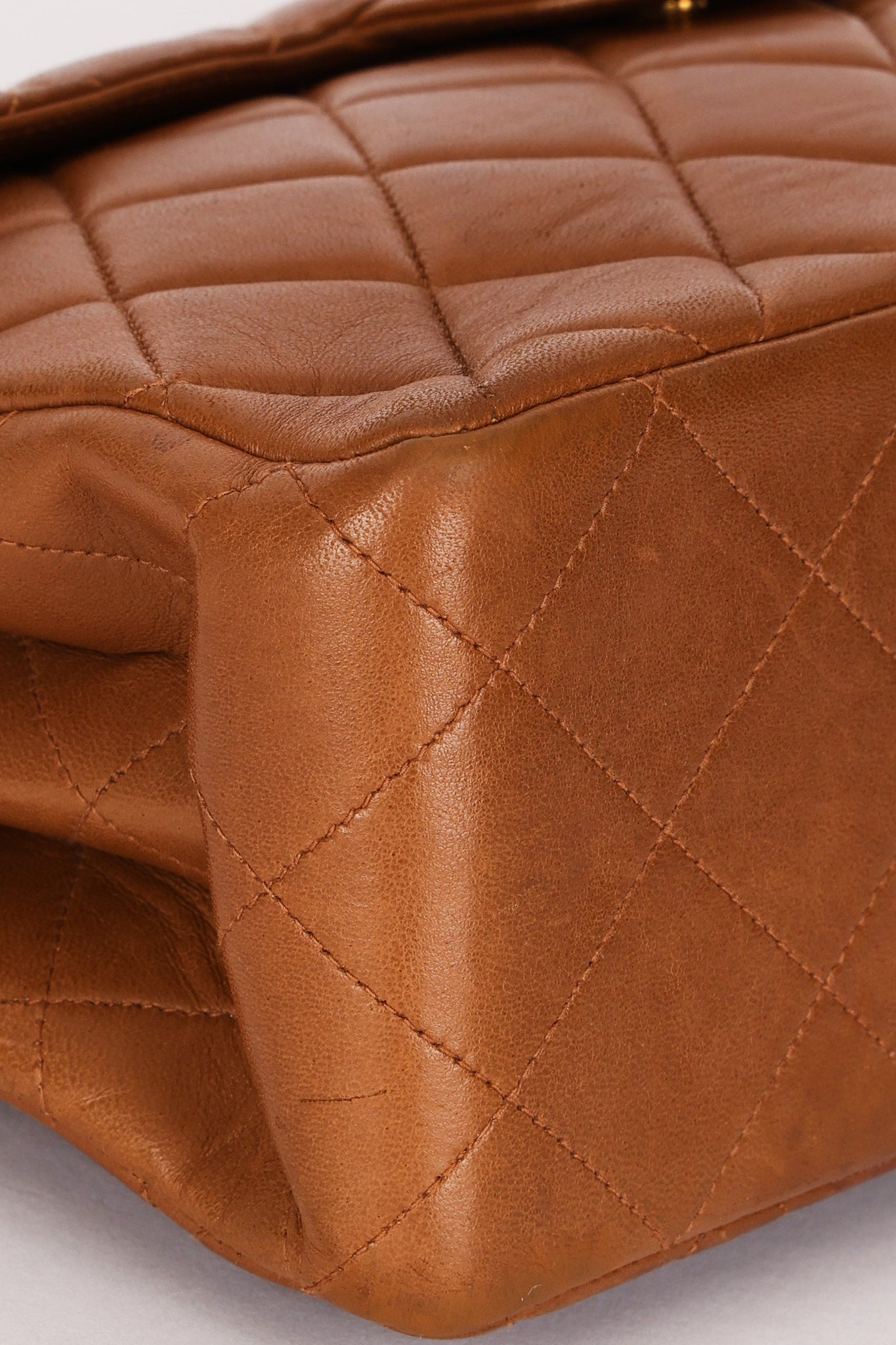 Chanel Jumbo Double Sided Classic Flap Brown Lambskin 24K GP