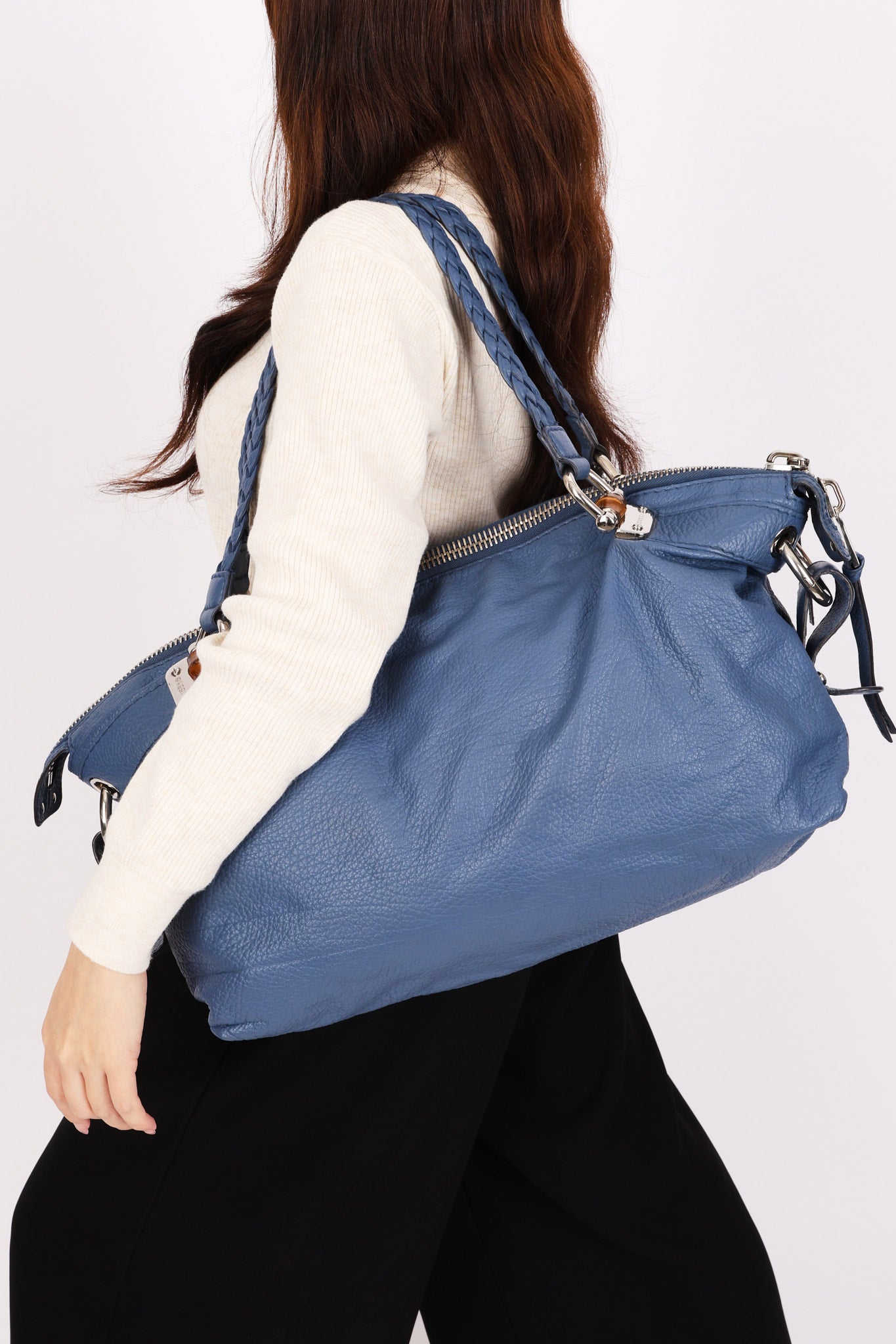 Gucci Bamboo Braided Strap Tote