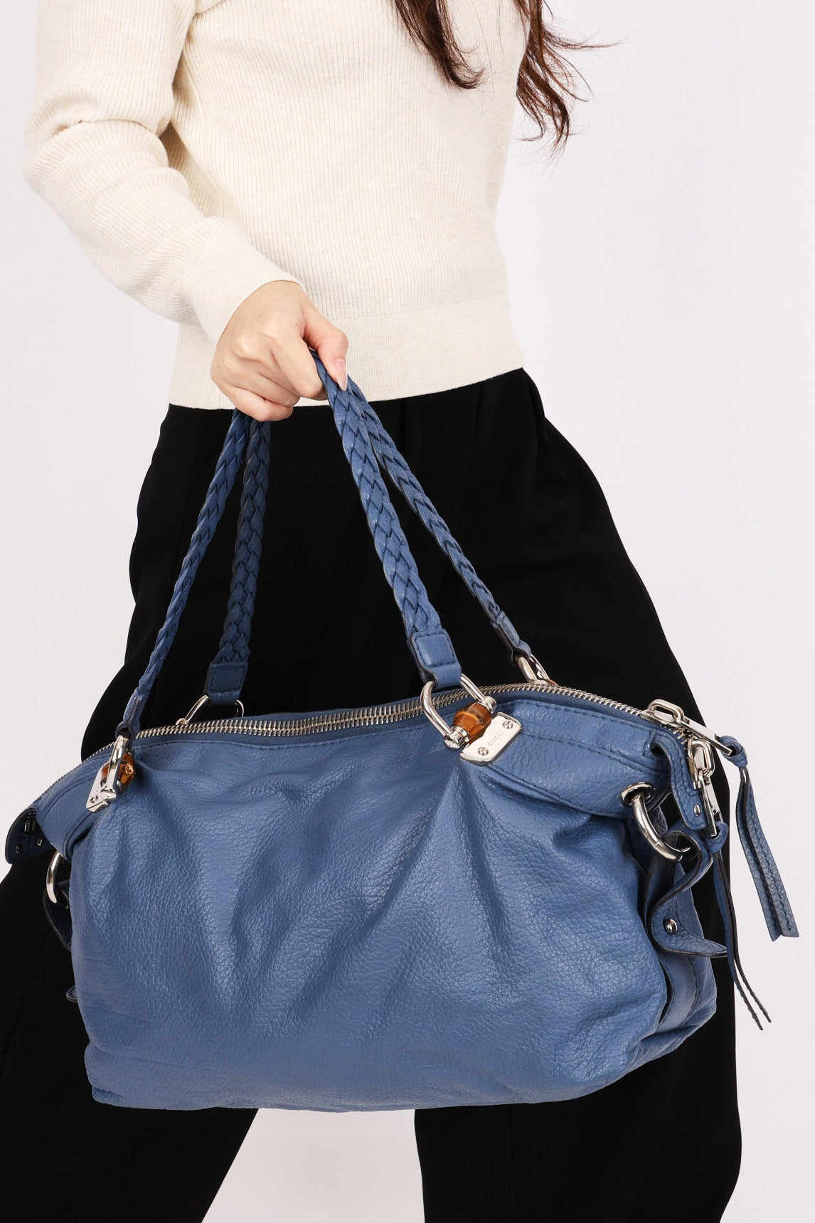 Gucci Bamboo Braided Strap Tote