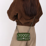 Chanel Extra Mini Single Flap Green Patent SHW