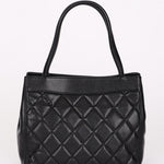 Chanel Turnlock Mini Tote Black Caviar 24K GP