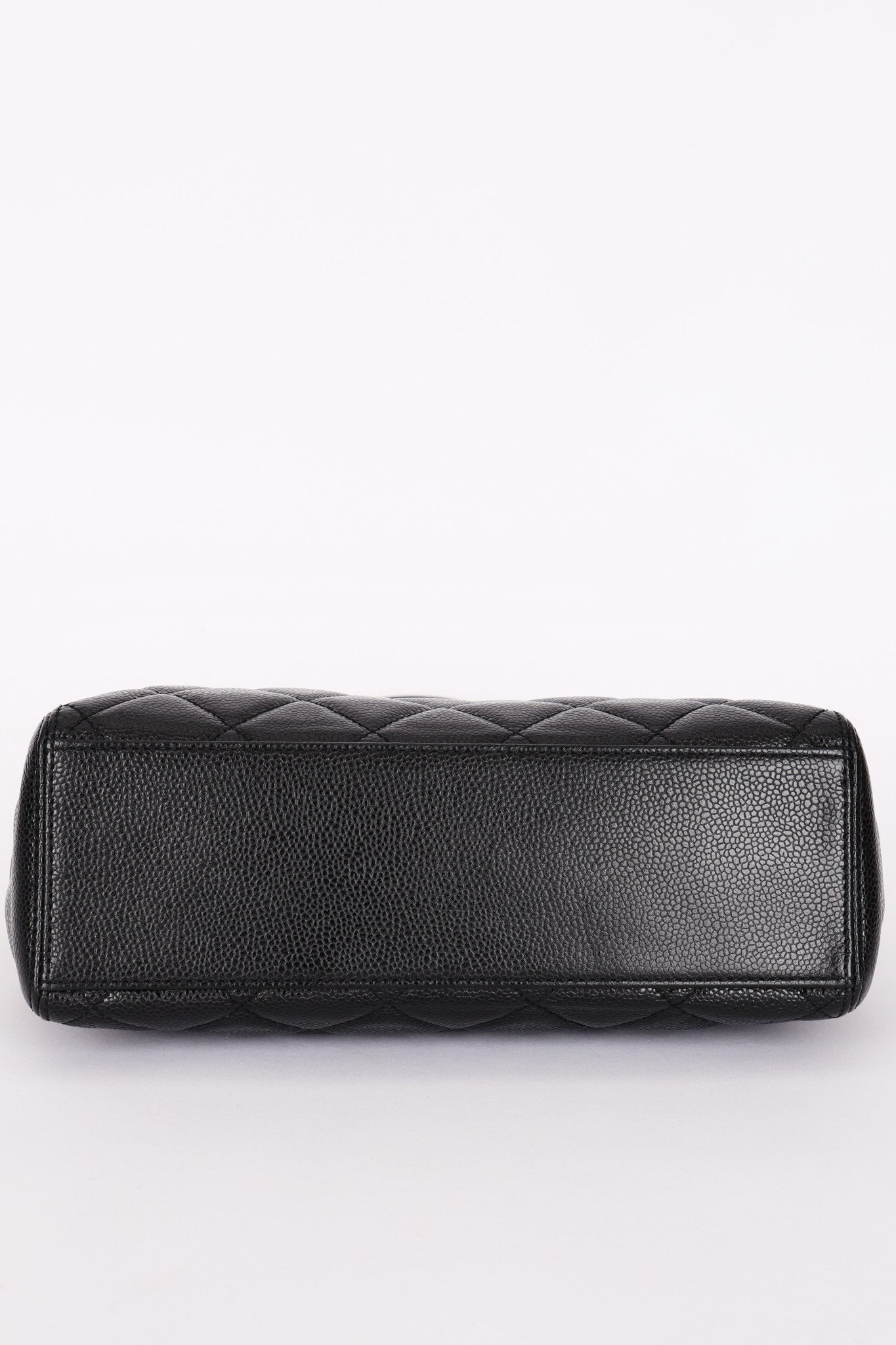 Chanel Turnlock Mini Tote Black Caviar 24K GP
