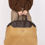 Loewe Anagram Tote Suede