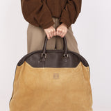 Loewe Anagram Tote Suede