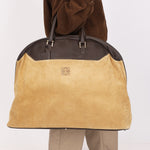 Loewe Anagram Tote Suede
