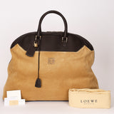 Loewe Anagram Tote Suede