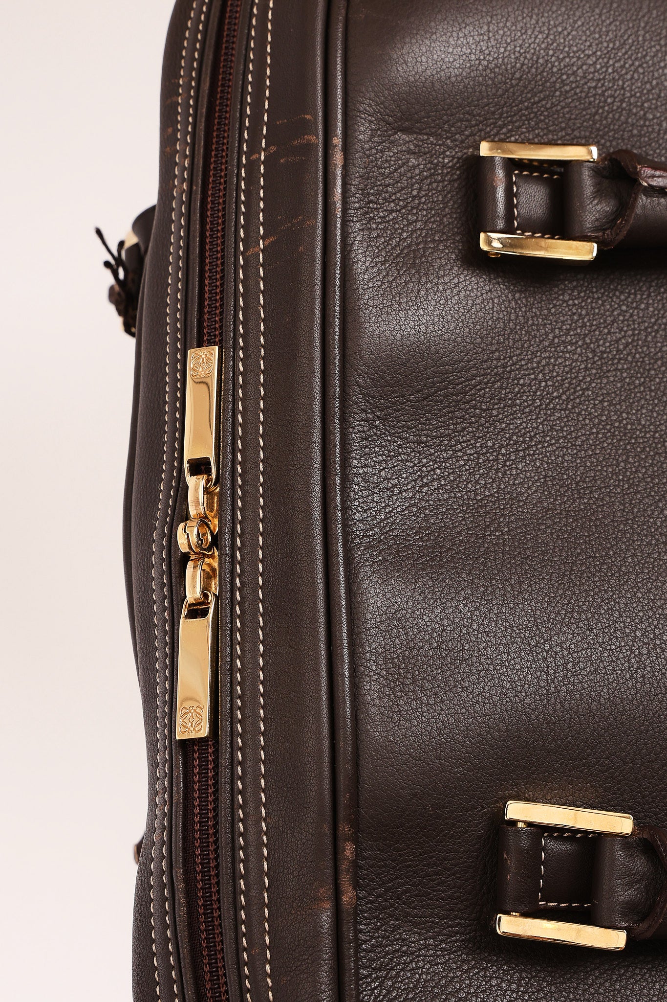 Loewe Anagram Tote Suede