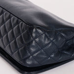 Chanel Timeless CC Single Flap Navy Caviar SHW