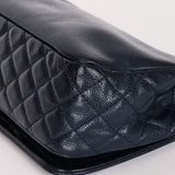 Chanel Timeless CC Single Flap Navy Caviar SHW