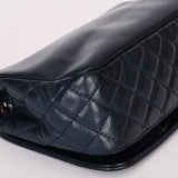 Chanel Timeless CC Single Flap Navy Caviar SHW