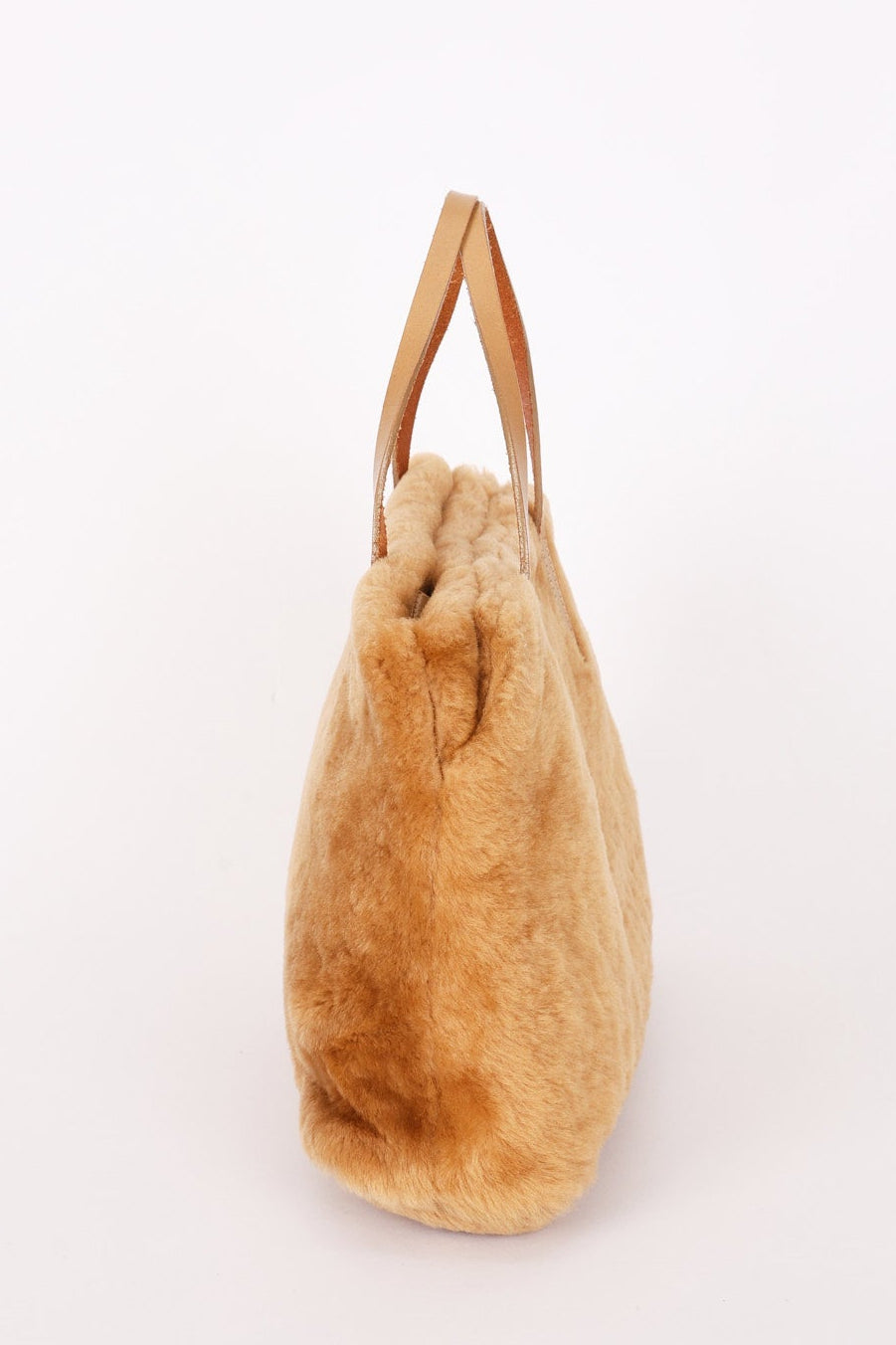 Fendi Shearling Top Handle Bag
