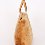 Fendi Shearling Top Handle Bag