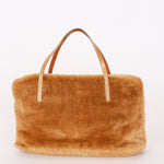 Fendi Shearling Top Handle Bag