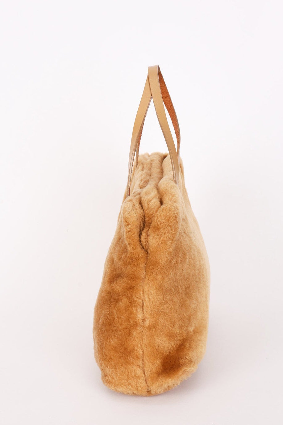 Fendi Shearling Top Handle Bag