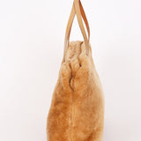 Fendi Shearling Top Handle Bag