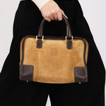 Loewe Amazona 28 Brown Suede