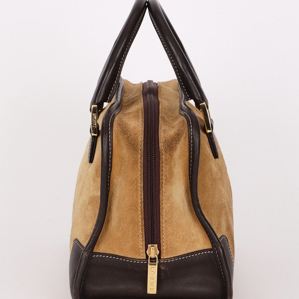 Loewe Amazona 28 Brown Suede