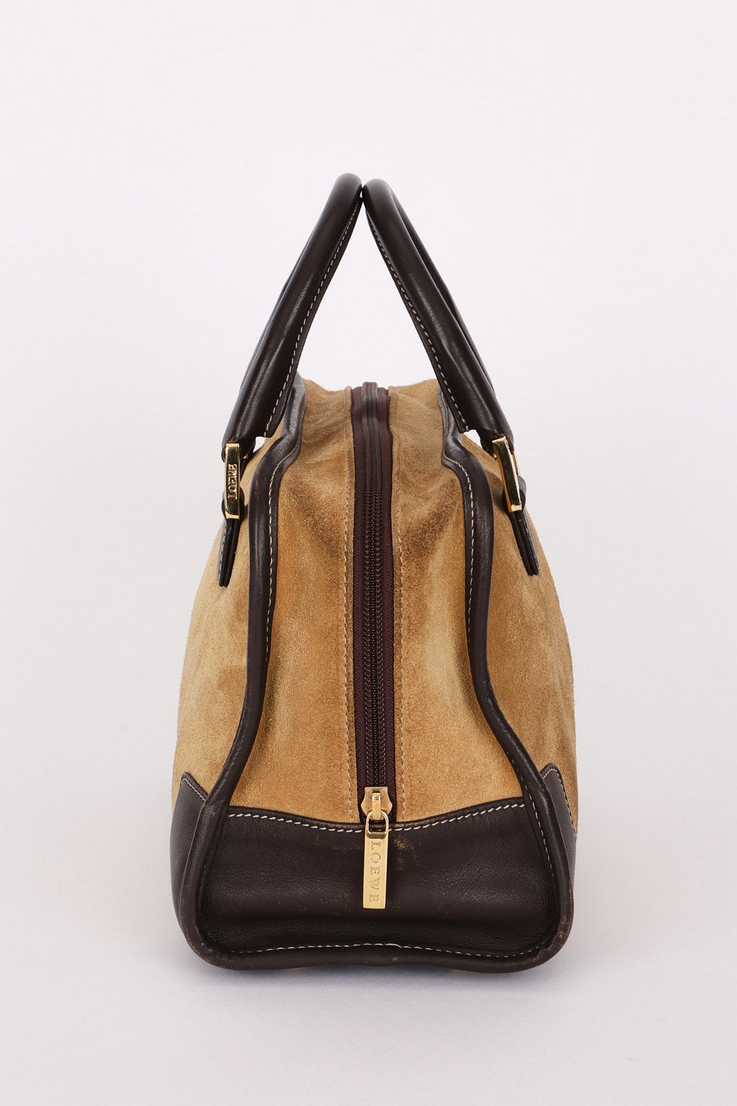 Loewe Amazona 28 Brown Suede