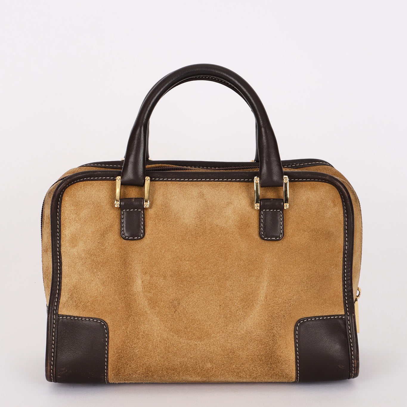 Loewe Amazona 28 Brown Suede